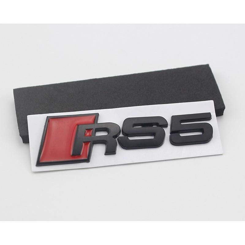 Modified Letetr S3 S4 S5 S6 S8 RS3 RS4 RS5 RS6 RS8 3D Metal Car Sticker for Audi Auto Emblem Badge Decal