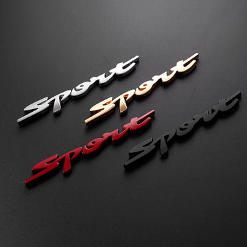 Metal Sport Racing Car Trunk Rear Tailgate Fender Emblem Badge Decal Sticker