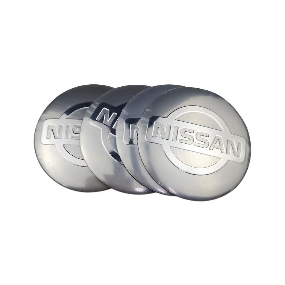 56mm 4PCS Nissan Nismo GTR X-Trail Qashqai tiida Altima sentra Car Wheel Center Hub Cap Sticker  Emblem Badge Decal