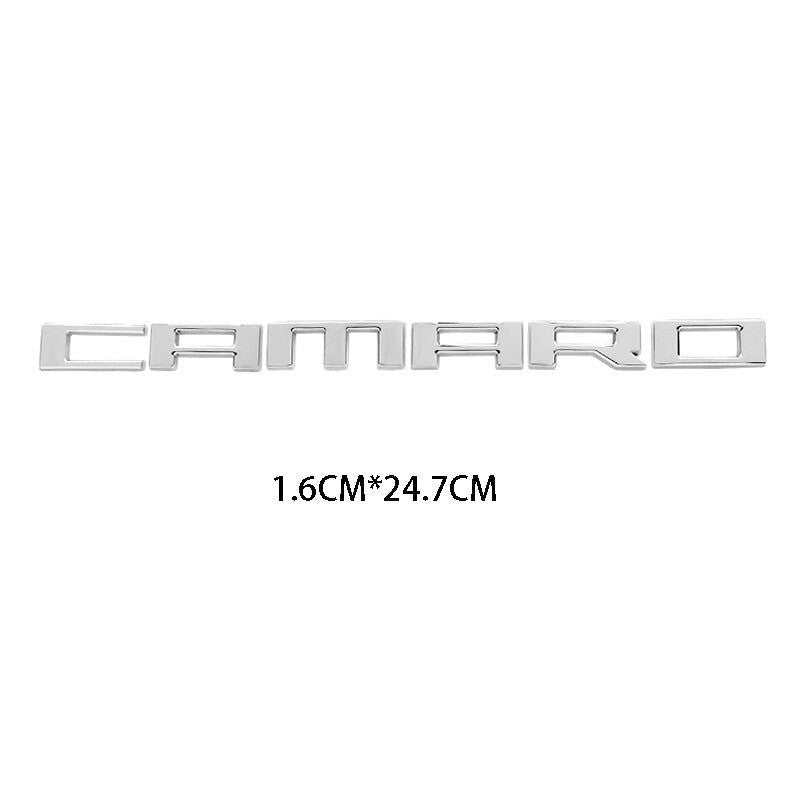 Metal Camaro Badge Emblem Rear Truck Side Fender Sticker Decals For Chevrolet
