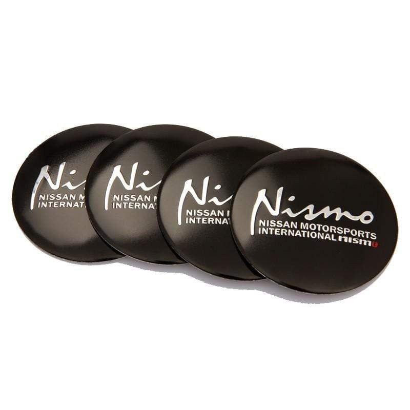 56mm 4PCS Nissan Nismo GTR X-Trail Qashqai tiida Altima sentra Car Wheel Center Hub Cap Sticker  Emblem Badge Decal