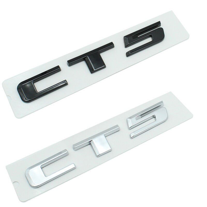 Back Trunk ABS Sticker For Cadillac CT4 CT5 CT6 ATS XT4 XT5 XT6 Badge Emblem