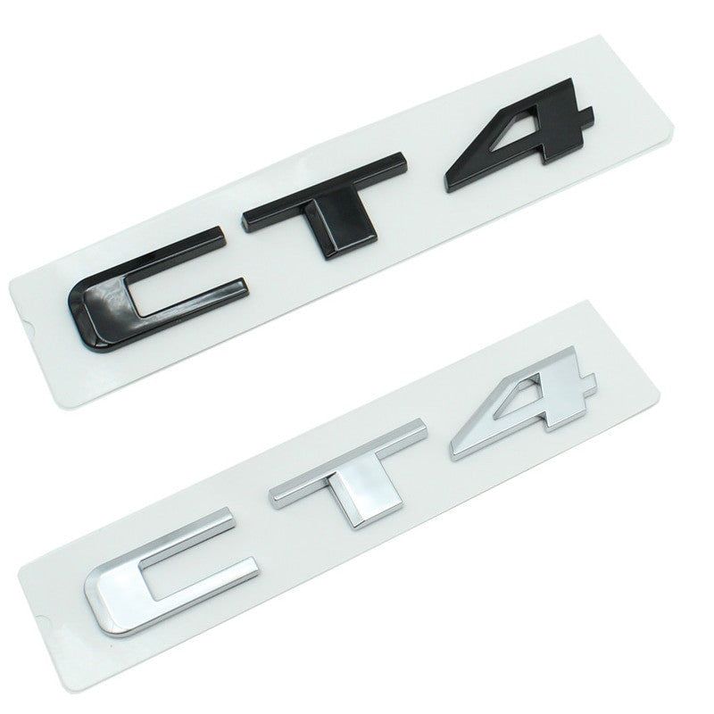 Back Trunk ABS Sticker For Cadillac CT4 CT5 CT6 ATS XT4 XT5 XT6 Badge Emblem
