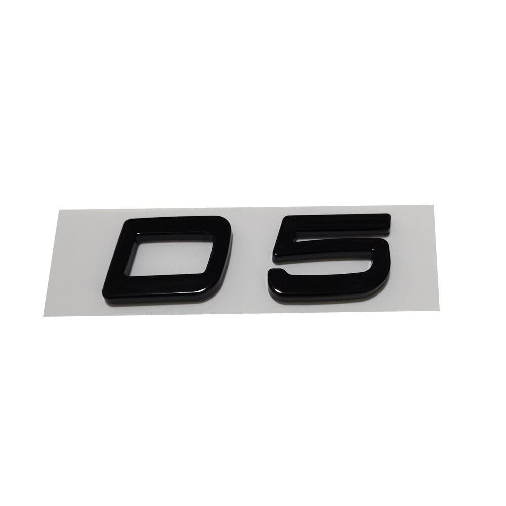 Glossy Black Emblem Sticker For Volvo XC90 XC60 XC40 D2 D5 S80 S90 S60 S40 V40 V60