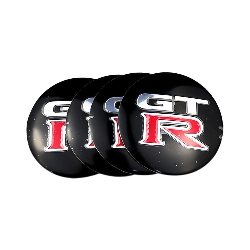 56mm 4PCS Nissan Nismo GTR X-Trail Qashqai tiida Altima sentra Car Wheel Center Hub Cap Sticker  Emblem Badge Decal