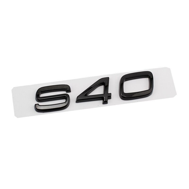 Glossy Black Emblem Sticker For Volvo XC90 XC60 XC40 D2 D5 S80 S90 S60 S40 V40 V60