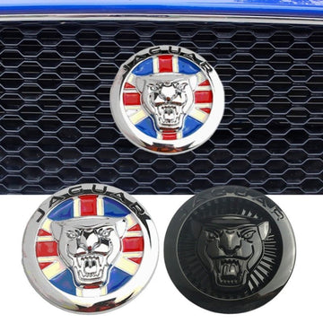 Jaguar Front Grill Badge Trunk Sticker for X Type S-Type XF X260 X350 XJS F-type XE