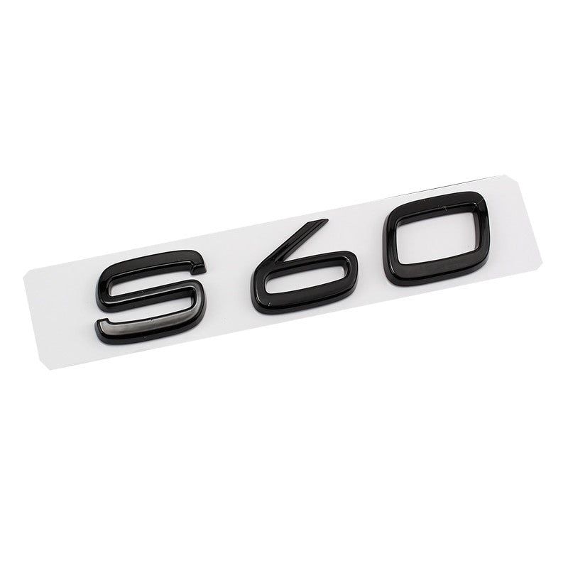 Glossy Black Emblem Sticker For Volvo XC90 XC60 XC40 D2 D5 S80 S90 S60 S40 V40 V60