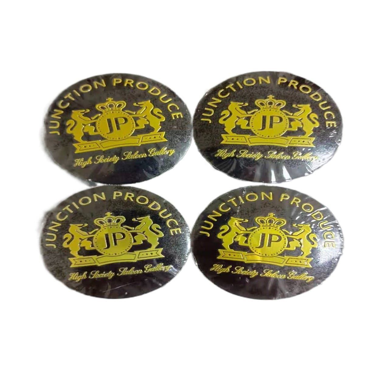 4x 56mm 2.2 JP Junction Produce Wheel Center Hub Caps Emblem Decal Car Sticker