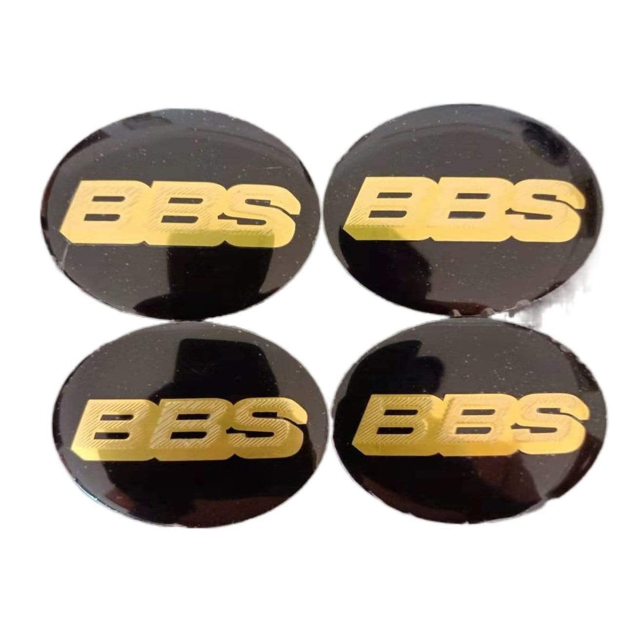 4PCS 56mm Hub Cap Car Rim Wheel Center Cover Emblem Wheel Center Hub Badge Sticker BBS Logo For Universal Car