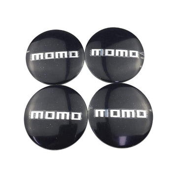 MOMO Logo For  Jaguar Fiat Lancia Corvette BMW Benz Toyota 56mm Wheel Rim Emblem Hub Caps Automobile Styling