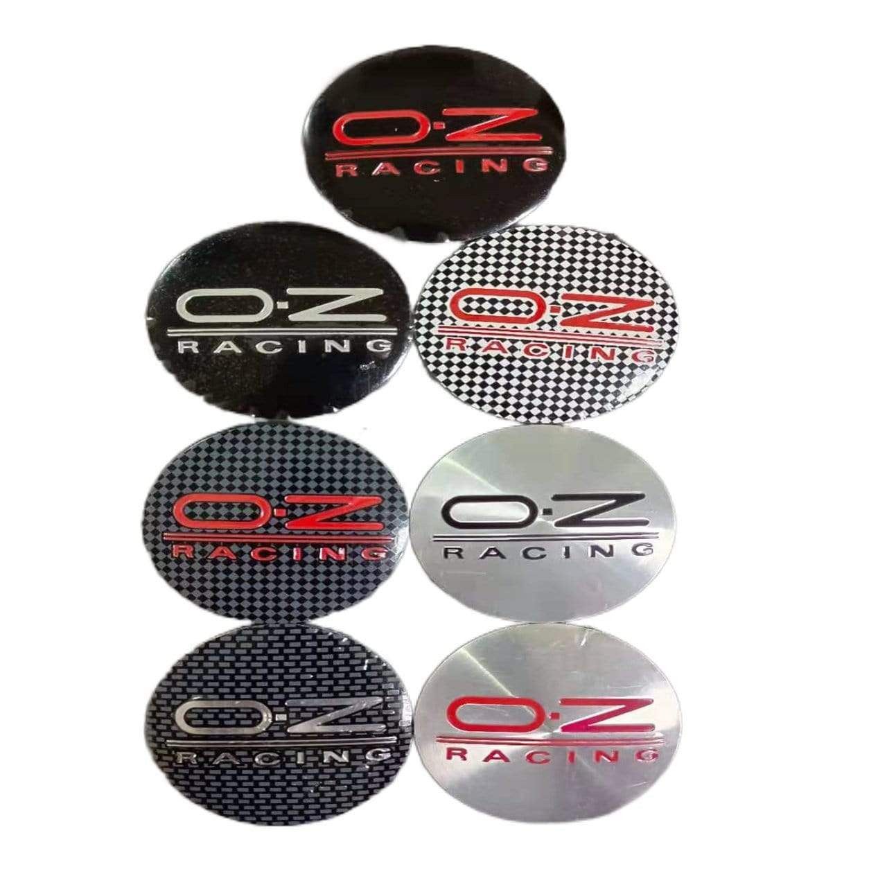 4PCS 56MM OZ Racing Car Wheel Center Hub Cap Sticker Car Logo Badge Emblem sticker Decal