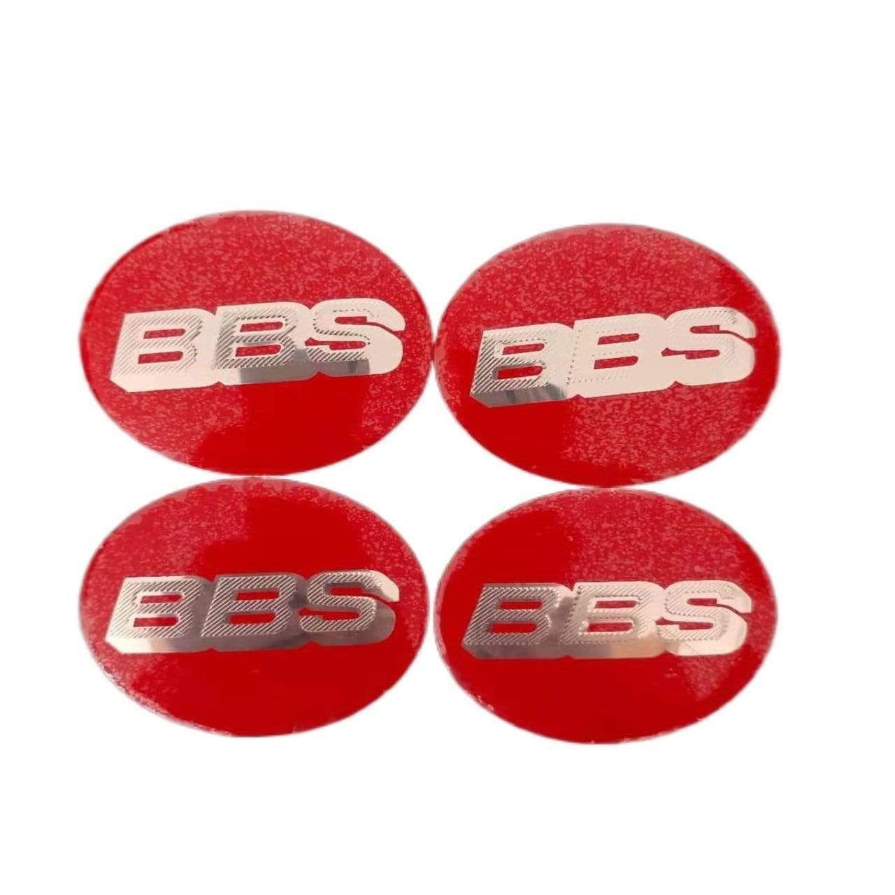 4PCS 56mm Hub Cap Car Rim Wheel Center Cover Emblem Wheel Center Hub Badge Sticker BBS Logo For Universal Car