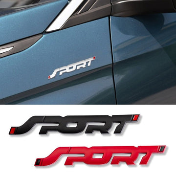3D Metal Sport Racing Logo Trunk Fender Emblem Badge Decals Sticker