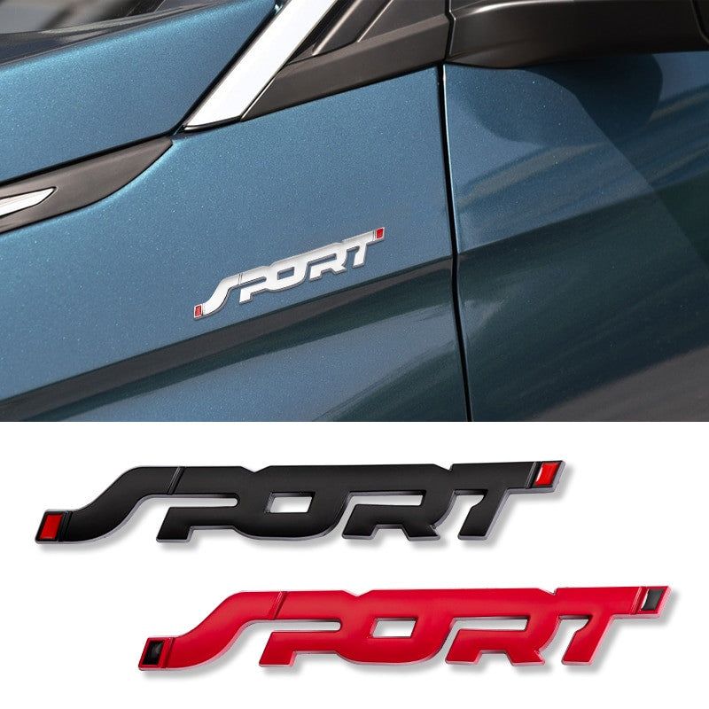 3D Metal Sport Racing Logo Trunk Fender Emblem Badge Decals Sticker