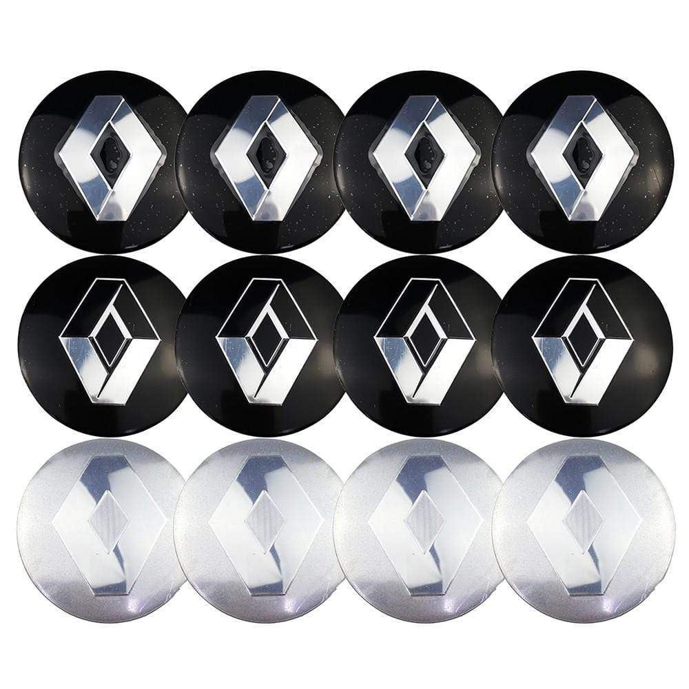 4PCS 56mm Renault Logo Car Wheel Center Hub Cap Sticker Auto Tire Emblem Badge Decal