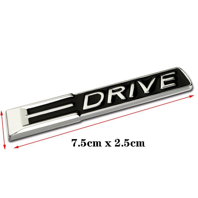 Chrome Silver XDrive SDrive EDrive Rear Emblem Badge Sticker For BMW