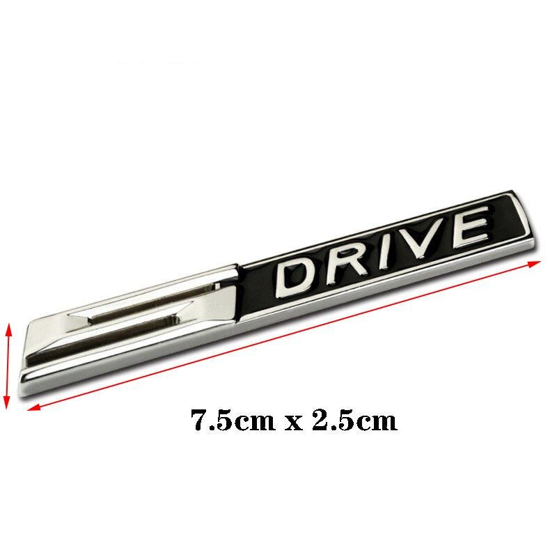 Chrome Silver XDrive SDrive EDrive Rear Emblem Badge Sticker For BMW