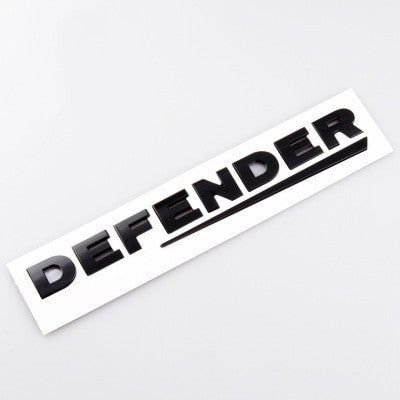 1X ABS Lettering Badge Emblem 90 110 Tailgate Sticker Defender Trunk Decal Land Rover