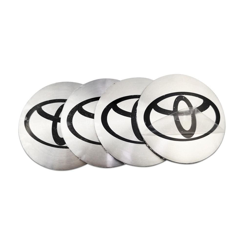 56mm 4pcs Toyota TRD VXR Vios Camry Corolla 4runner Tundra Crown Car Wheel Center Hub Cap Sticker Emblem Badge Decal