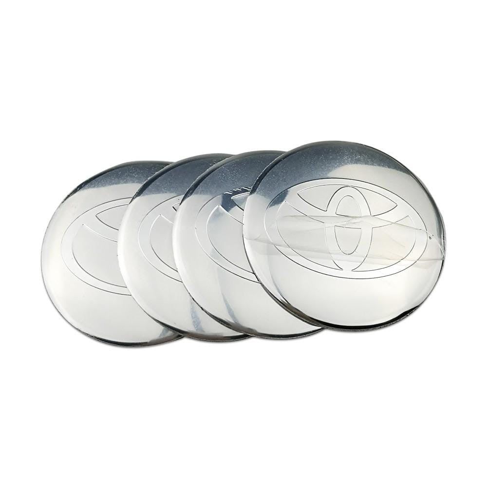 56mm 4pcs Toyota TRD VXR Vios Camry Corolla 4runner Tundra Crown Car Wheel Center Hub Cap Sticker Emblem Badge Decal