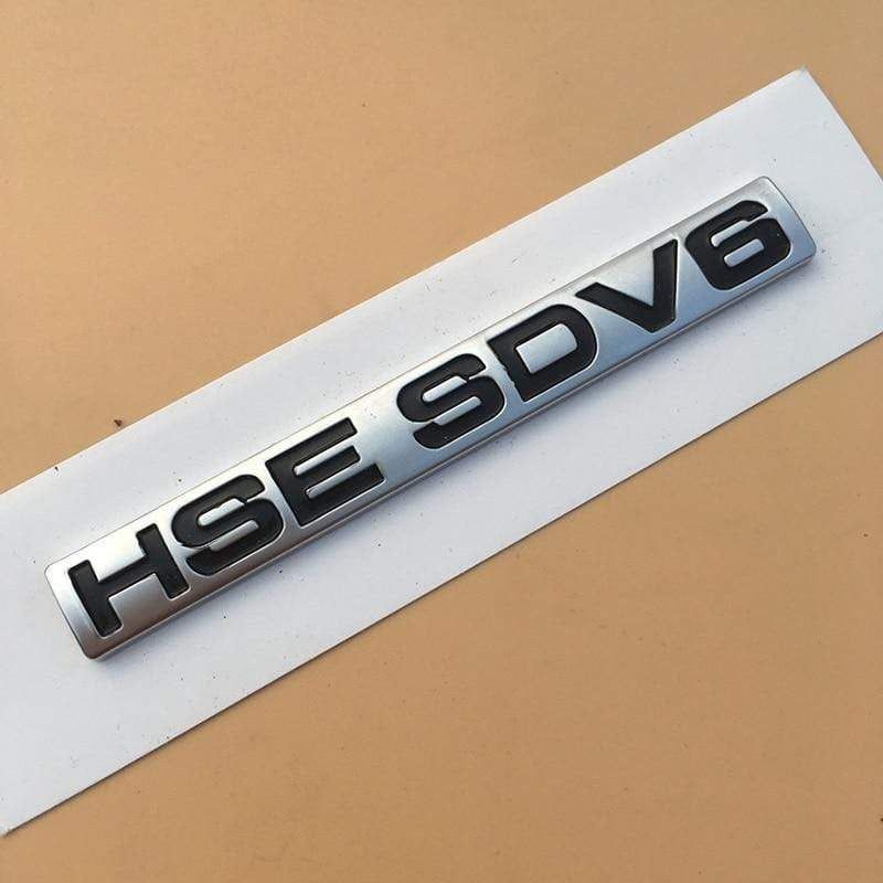 SPORT Emblem for Land Range Rover SV Autobiography Discovery HSE Luxury SCV6 SDV6 SDV8 Si4 Bar Badge Car Styling Trunk Sticker
