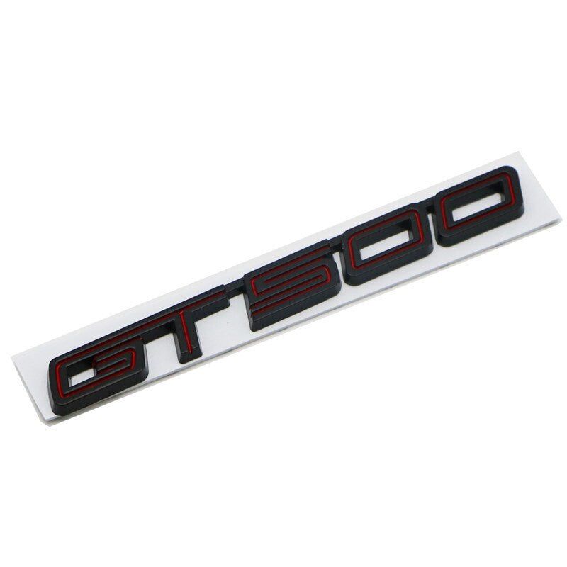 Metal GT500 Letter Stickers Decals For Ford Mustang Emblem Badge