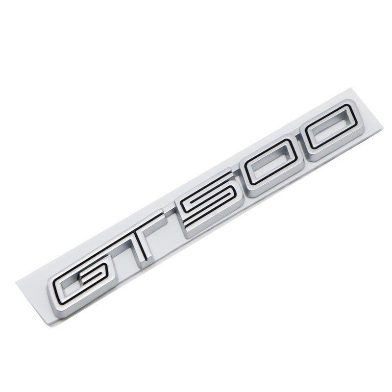 Metal GT500 Letter Stickers Decals For Ford Mustang Emblem Badge