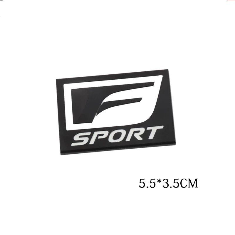 F-Sport Emblem Metal Logo Badge Side Fender Marker Trunk Lid for Lexus