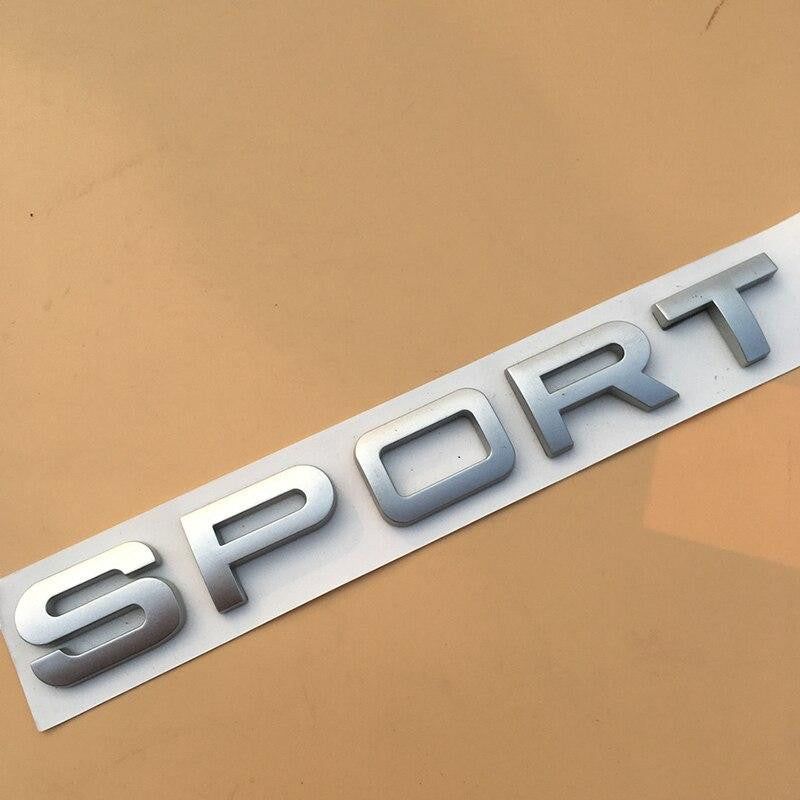 SPORT Emblem for Land Range Rover SV Autobiography Discovery HSE Luxury SCV6 SDV6 SDV8 Si4 Bar Badge Car Styling Trunk Sticker