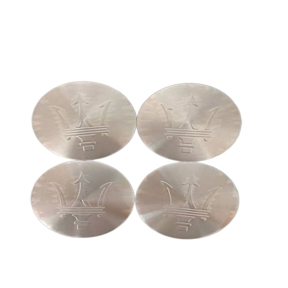 4Pcs 56.5mm Car Wheel Center Caps Emblem Sticker Decal Badge Logo For Maserati
