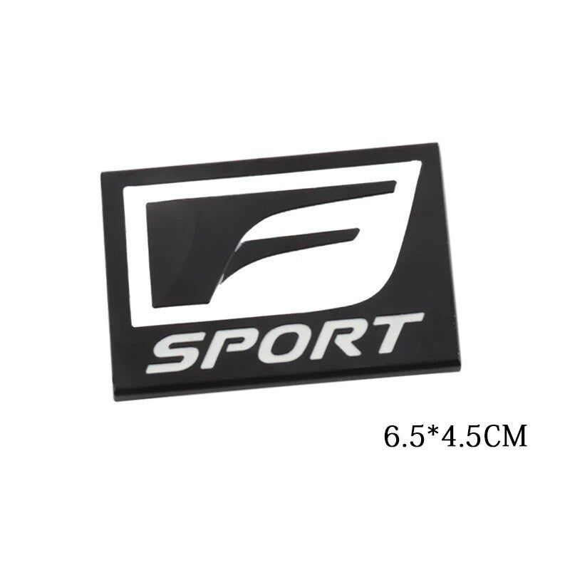 F-Sport Emblem Metal Logo Badge Side Fender Marker Trunk Lid for Lexus