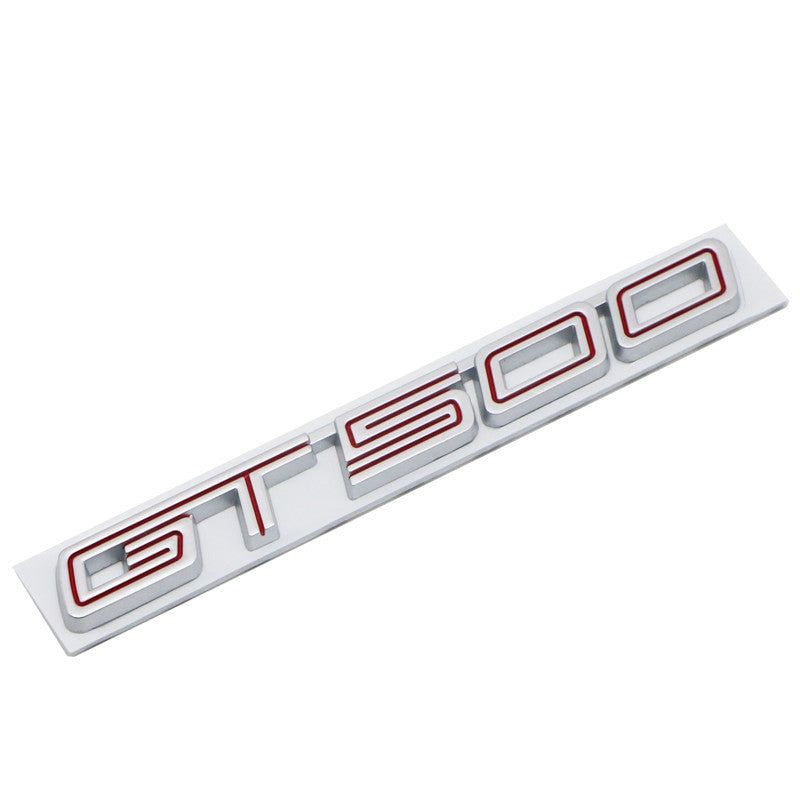 Metal GT500 Letter Stickers Decals For Ford Mustang Emblem Badge