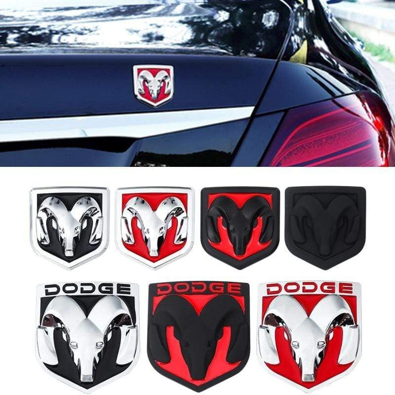 3d Ram Metal Badge Sticker for Dodge RAM 1500 2500 3500 Challenger Charger Durango Nitro Journey Caliber Car Exterior Decoration