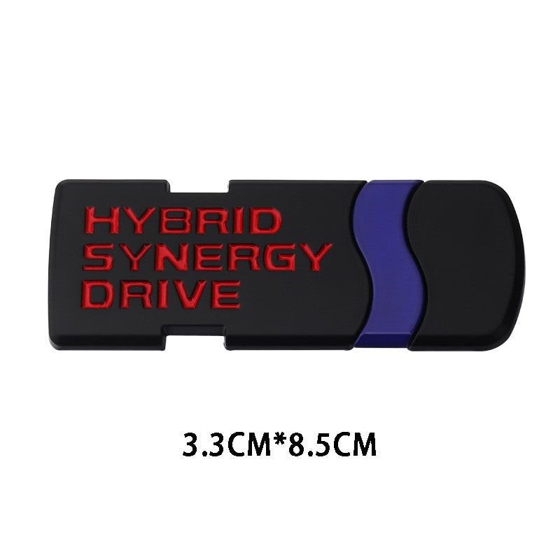Hybrid Synergy Drive Stickers Metal Emblem Badge Decal For Toyota