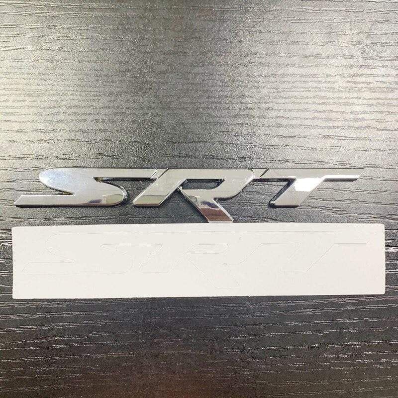 1X Metal Auto Car Styling SRT Front Grill Grille Badge Emblem Sticker Fit For Dodge Charger Challenger
