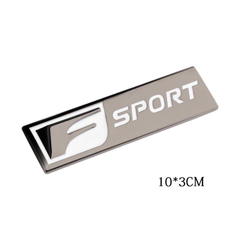 F-Sport Emblem Metal Logo Badge Side Fender Marker Trunk Lid for Lexus