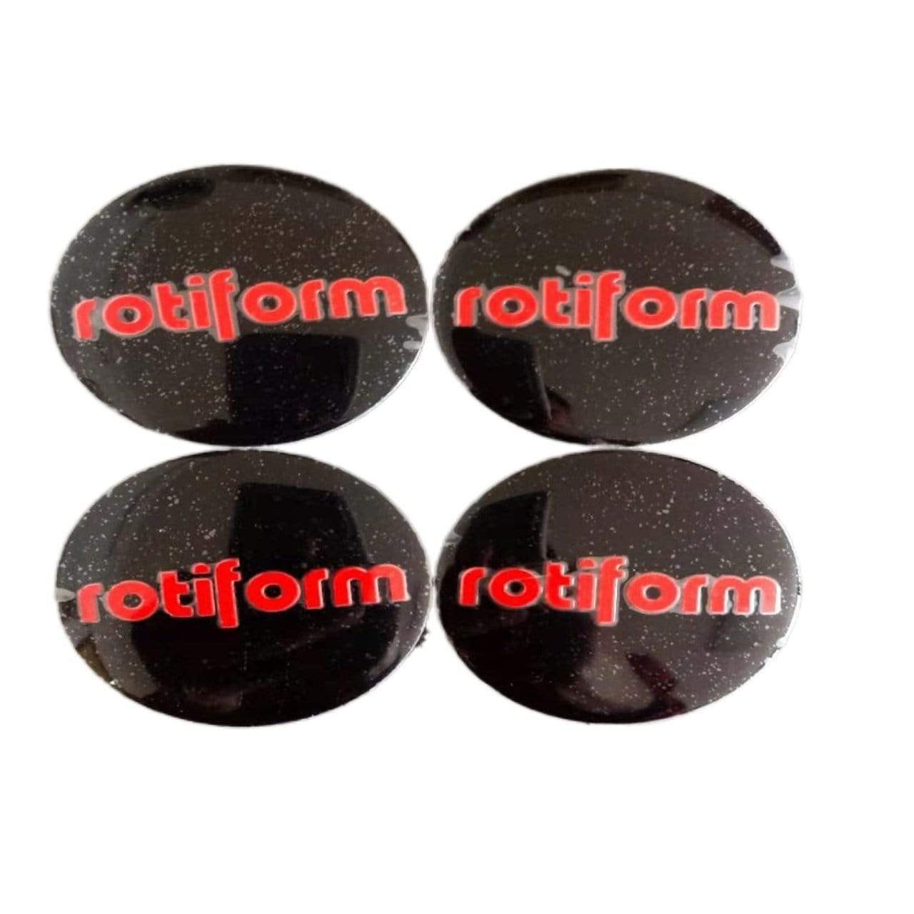4pcs 56mm rotiform Car Wheel Center Hub Cap Badge Emblem Decal Stickers