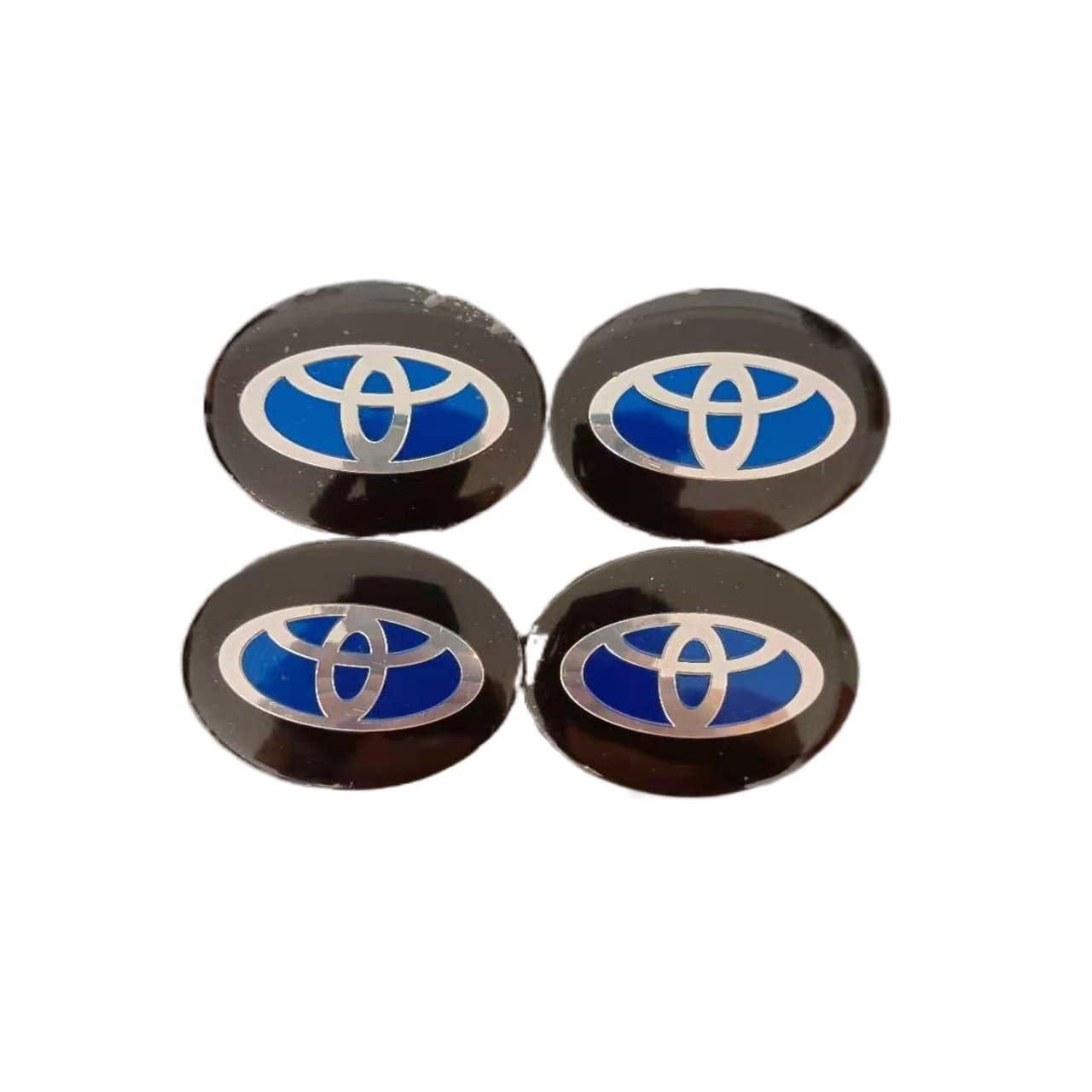 56mm 4pcs Toyota TRD VXR Vios Camry Corolla 4runner Tundra Crown Car Wheel Center Hub Cap Sticker Emblem Badge Decal