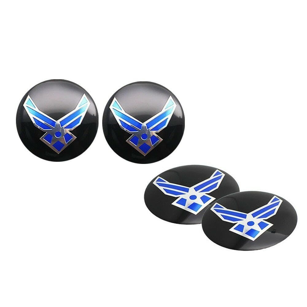 4x Wheel Center Hub Cap Car US Air Force USAF Emblem Badge Decal Stickers 56.5mm