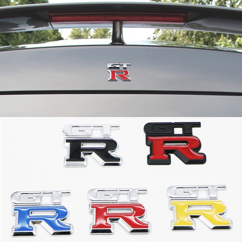 3D Metal GTR Racing Sport Stickers Decals emblem For Nissan GT-R