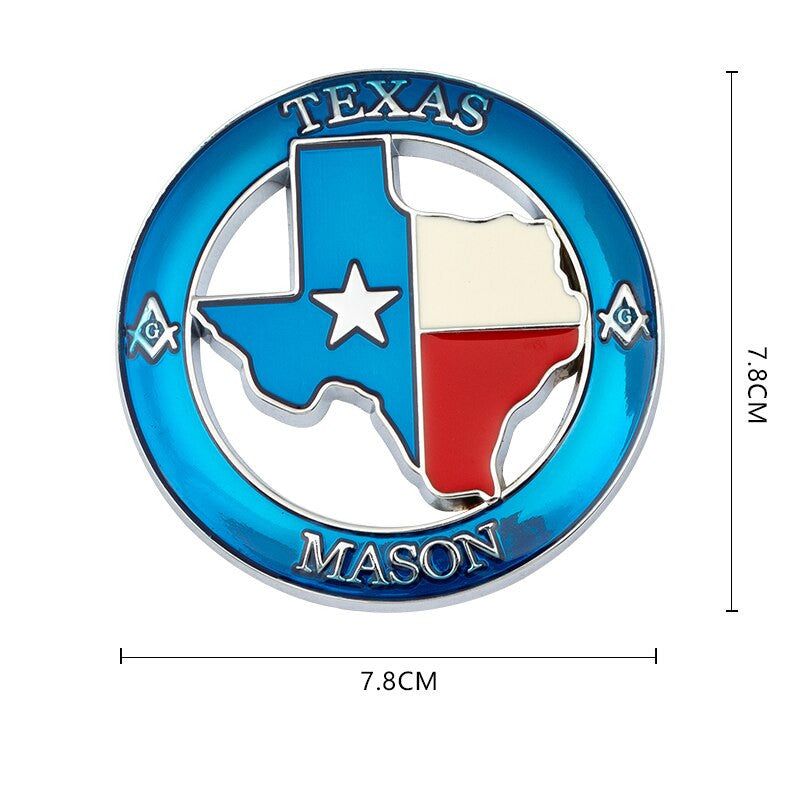 TEXAS EDITION Car Trunk Tailgate Emblem Badge Decal Sticker Metal
