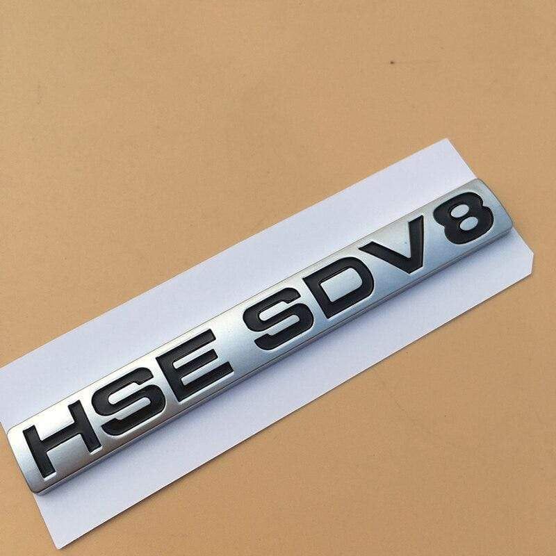 SPORT Emblem for Land Range Rover SV Autobiography Discovery HSE Luxury SCV6 SDV6 SDV8 Si4 Bar Badge Car Styling Trunk Sticker