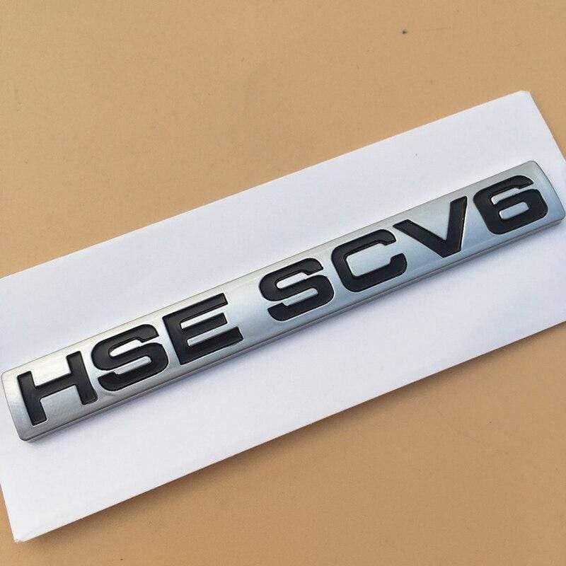 SPORT Emblem for Land Range Rover SV Autobiography Discovery HSE Luxury SCV6 SDV6 SDV8 Si4 Bar Badge Car Styling Trunk Sticker