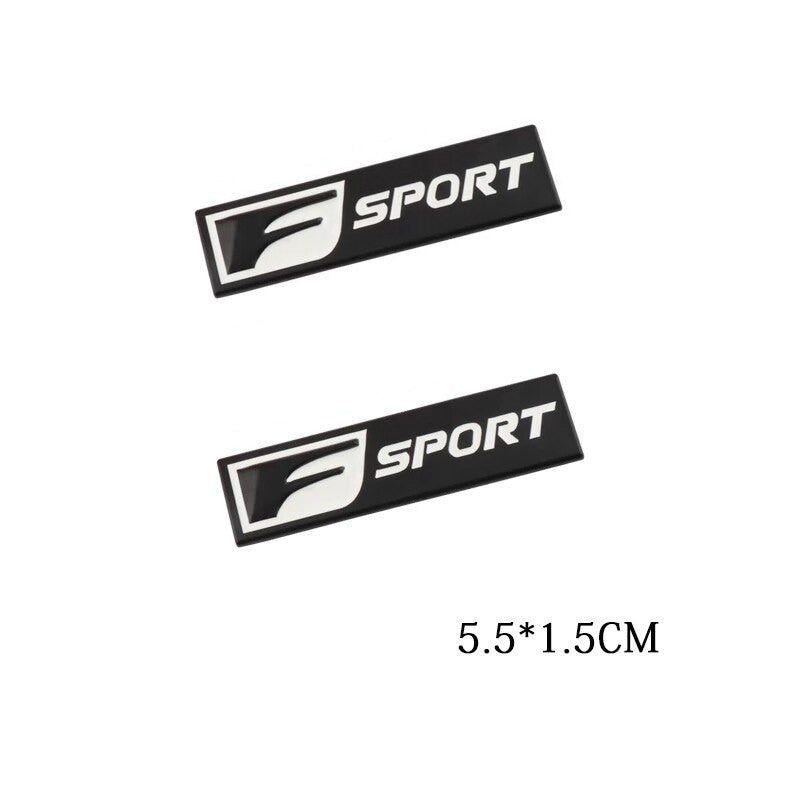 F-Sport Emblem Metal Logo Badge Side Fender Marker Trunk Lid for Lexus