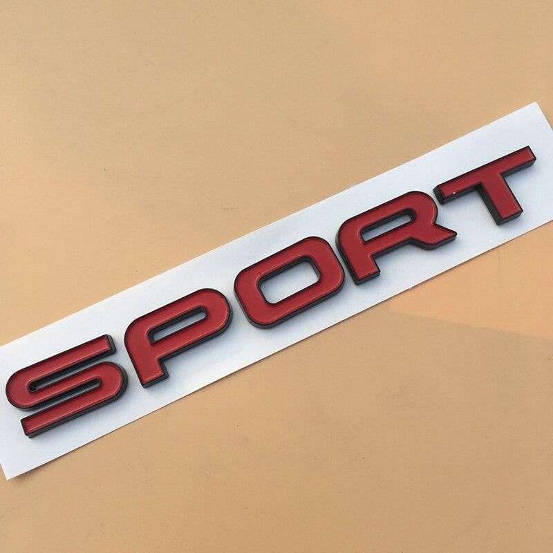 SPORT Emblem for Land Range Rover SV Autobiography Discovery HSE Luxury SCV6 SDV6 SDV8 Si4 Bar Badge Car Styling Trunk Sticker