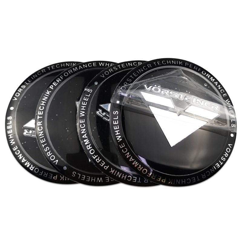 4pcs 56mm Vorsteiner SSR F1 GT ZUMBO Prodriue GTS Car Wheel Center Hub Cap Sticker Auto Tire Emblem Badge Decal Accessories