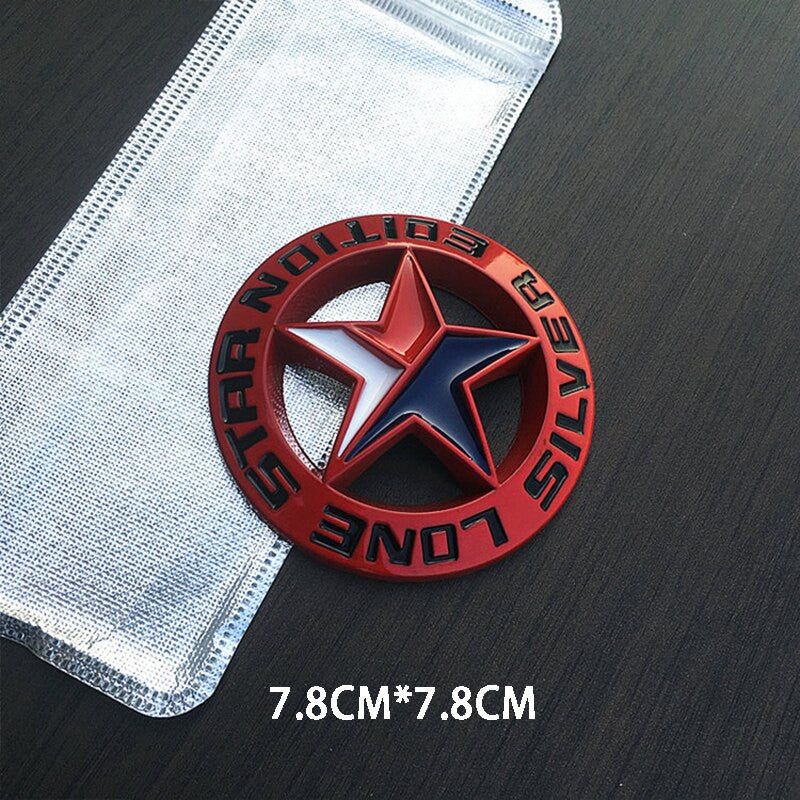 TEXAS EDITION Car Trunk Tailgate Emblem Badge Decal Sticker Metal