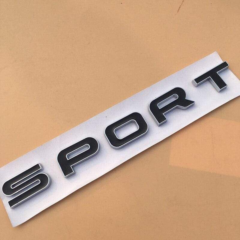 SPORT Emblem for Land Range Rover SV Autobiography Discovery HSE Luxury SCV6 SDV6 SDV8 Si4 Bar Badge Car Styling Trunk Sticker