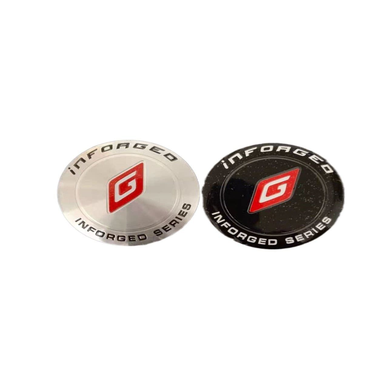 4pcs 56mm Inforged Series Car Wheel Center Hub Cap Badge Emblem Sticker